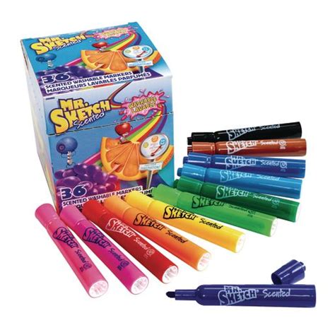 Mr. Sketch® Washable Scented Markers Set of 36