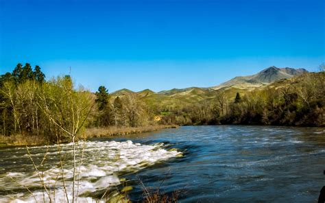 April View Payette River A View Of Squaw Butte And The Spr… Flickr