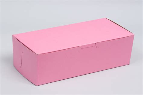 Pink Bakery Boxes 100 Recycled Kraft Bakery Boxes