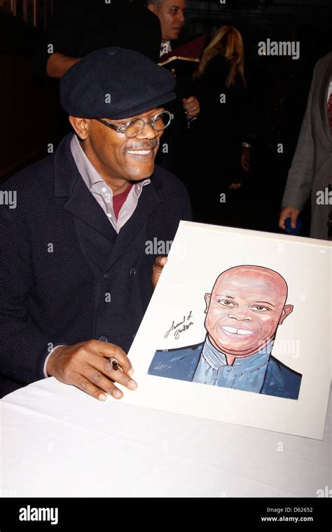 Samuel L Jackson Unveiling Of Sardis Portraits For The Cast Of The