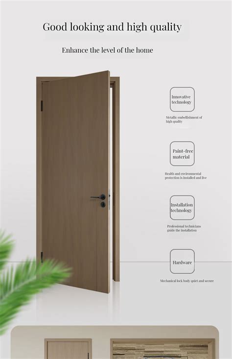 Custom Wooden Door Interior Door Room Door Bedroom Door Toilet Door