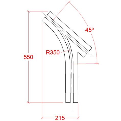 Twin Track Meat Rail 45 Switch AES 19mm AES Food Equipment