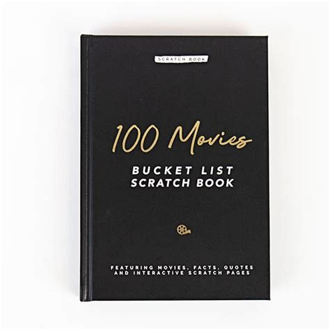 100 Movies Bucket List Scratch Book, Movie Journal | Scratch Off Posters, Books & Cards | Gift ...