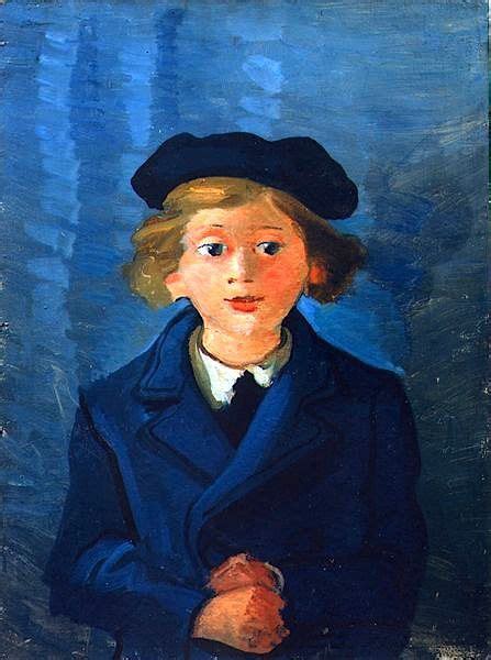 Portrait Du Fils De L Artiste Boby Au B Ret Andr Derain French