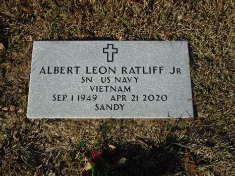 Albert Leon Sandy Ratliff Jr Find A Grave Memorial