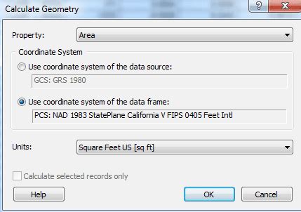 Calculating Polygon Area In ArcMap GIS Lounge