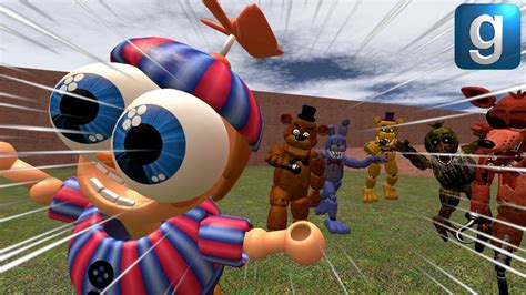 Gmod Fnaf Running From The New Fuppr Nextbots Youtube