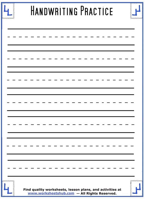 Free Handwriting Worksheets For 3rd Grade | Handwriting Worksheets