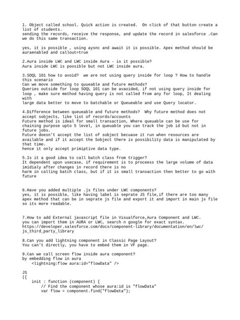 Ques_Interviews | PDF | Computer Science | Information Technology