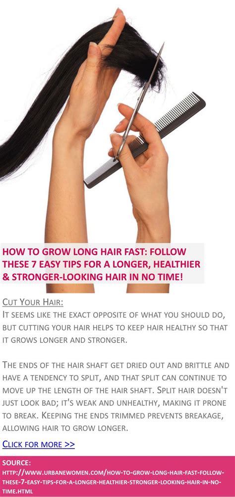 How To Grow Long Hair Fast Follow These 7 Easy Tips For A Longer