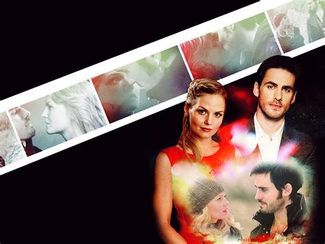 Emma&Hook - Captain Hook and Emma Swan Wallpaper (33781916) - Fanpop