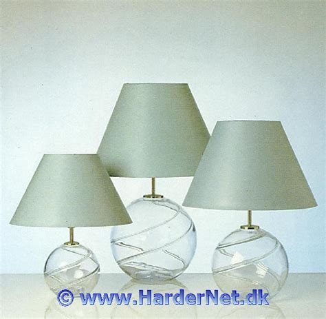 Clear Line Bordlampe Torben J Rgensen Holmegaard Glasv Rk