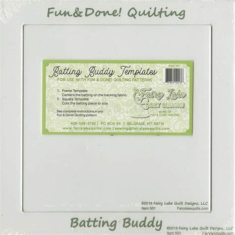 Fun And Done Batting Buddy Template Set