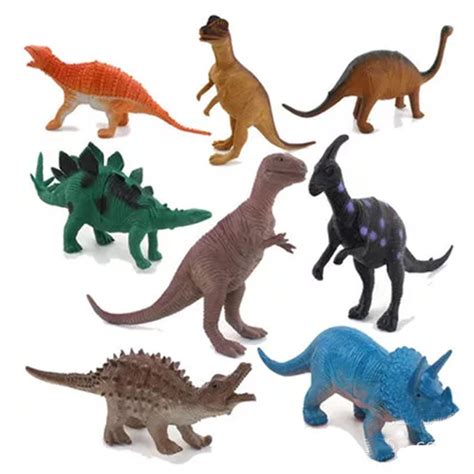 Buy Lu2000 Dinosaur Play Figurines Toy Plastic Figures Assorted