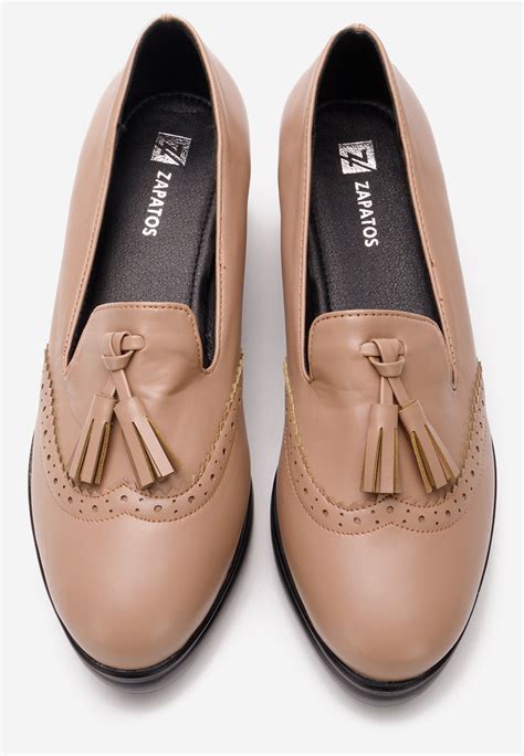 Mocasini Cu Platforma Olbia Nude Zapatos