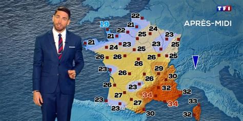 Cest canicule devant mon écran là le nouveau présentateur météo