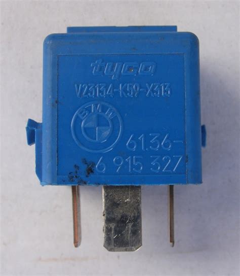 Relé BMW modré 6915327 61366915327 TYCO V23134-K59-X313 - Allegro