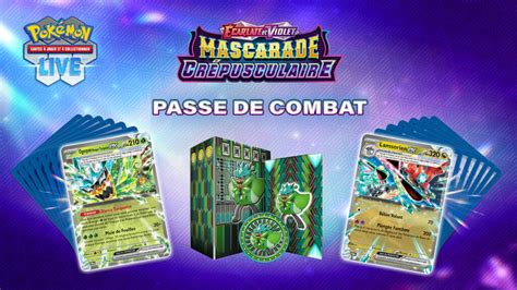 Jcc Pokémon Lextension Écarlate Et Violet Mascarade Crépusculaire Est Disponible