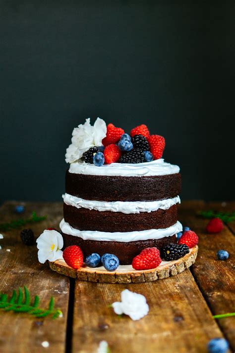 Tier Naked Chocolate Cake The Farmer S Daughter Let S Bake