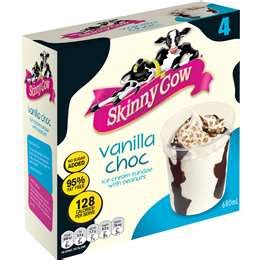 Skinny Cow Vanilla Chocolate Ice Cream Sundae Cups Pack Woolworths