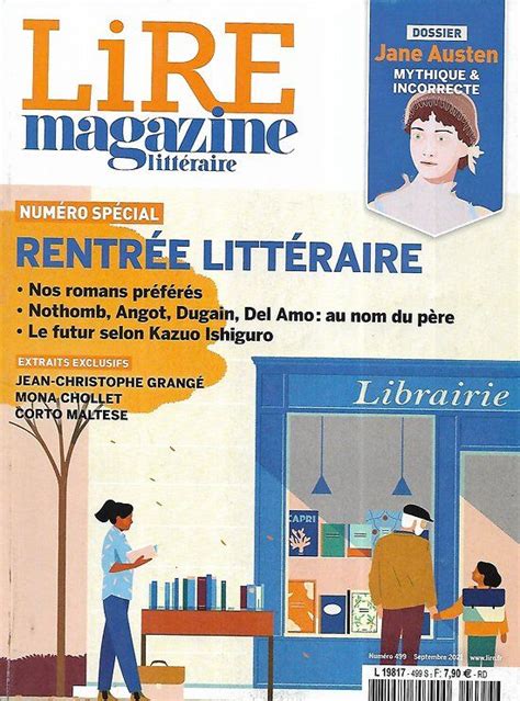 Lire magazine litteraire n499 septembre 2021 rentrée littéraire nos