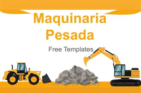 Plantilla Powerpoint Maquinaria Pesada Descargar Gratis