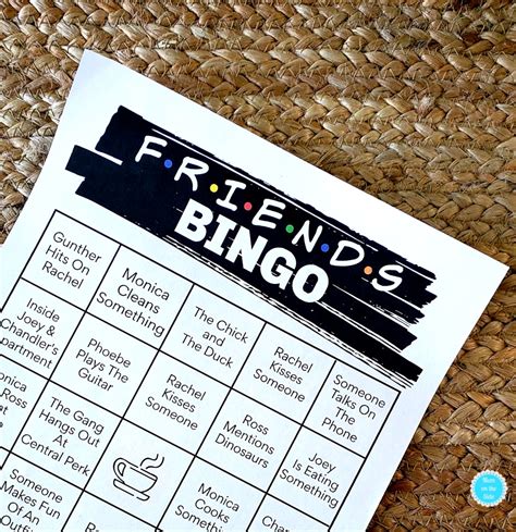 Printable Friends BINGO To Play While Watching The Complete Series