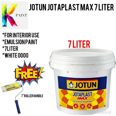 JOTUN JOTAPLAST MAX 0000 WHITE 7 LITER Shopee Malaysia