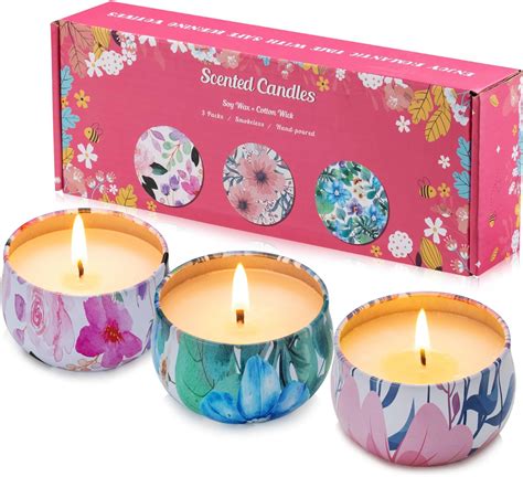 AIMASI Scented Candles Gifts For Women Scented Candles Gift Set Pack Of