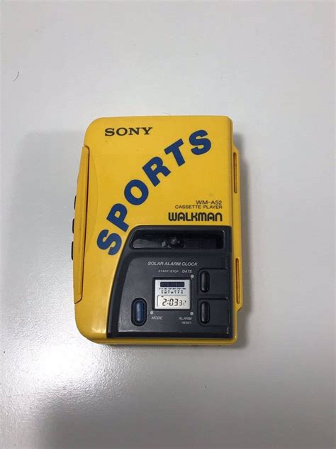 Sony Walkman Sports Cassette Player Wm A B Solar Vintage Etsy