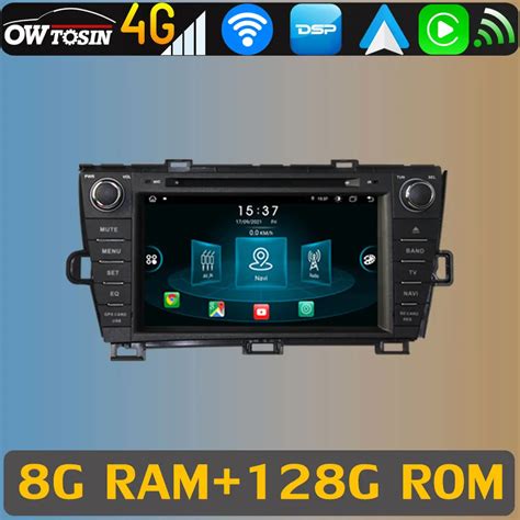 8Core 8G 128G Android 11 Car DVD Player For Toyota Prius XW30 2009 2017