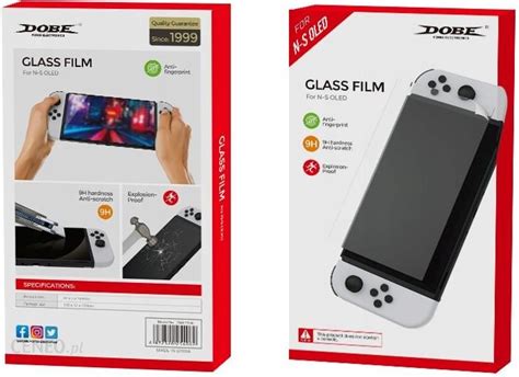 Dobe X Szk O Hartowane Nintendo Switch Oled Sztuki Tns Ceny I