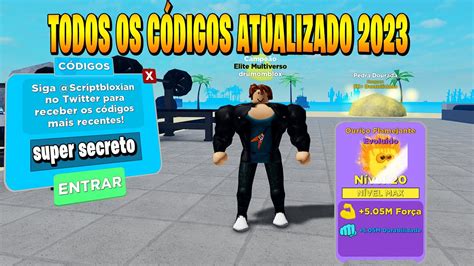 Corre Todos Os C Digos Do Muscle Legends Atualizado Roblox