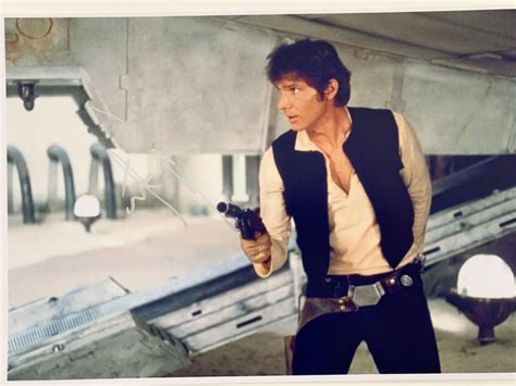 Star Wars Harrison Ford Signed Movie Photo | EstateSales.org