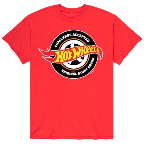 Hot Wheels Challenge Accepted Original Stunt Brand Men S Short Sleeve Graphic T Shirt