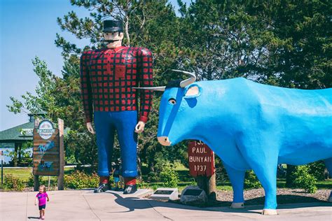 Paul Bunyan And Babe The Blue Ox Bemidji Minnesota A Photo On Flickriver