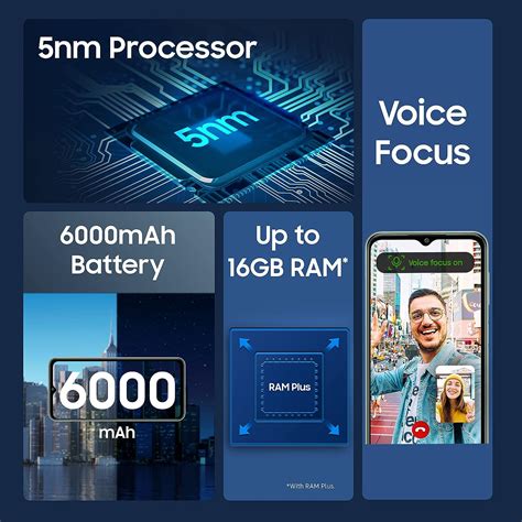Samsung Galaxy M33 5G, 16.72cm (6.6") 2.4GHz Exynos 1280 (5 nm) Octa