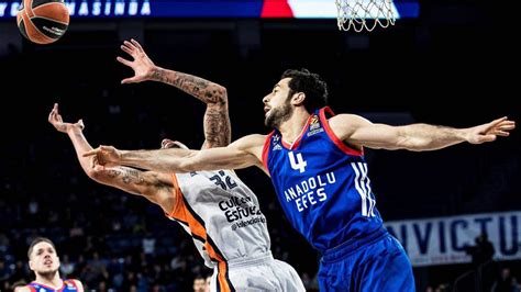 V Deo Resumen Del Anadolu Efes Valencia Basket De La Euroliga Resumen