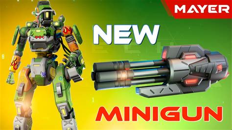 Mech Arena New Minigun First Try Youtube