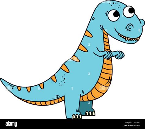 Fleischfressender Tyrannosaurus Rex Dinosaurier Stock Vektorgrafiken