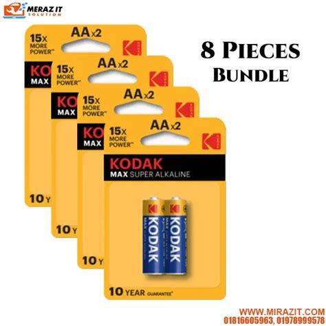 Kodak Aa Max Alkaline Battery Pieces Bundle Price In Bangladesh