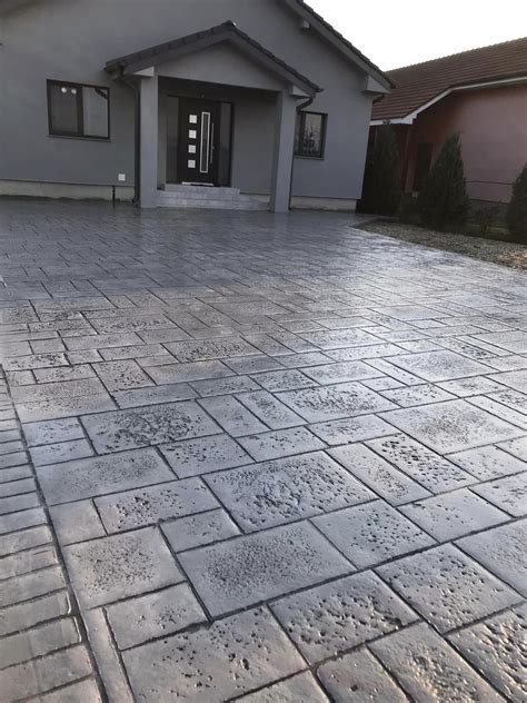 Pretul Unui Beton Amprentat Colorat Exterior Pret In Pe M