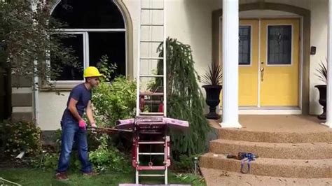 Cpr Roofing Safe Practices Ladder Hoisting Shingles Up On The Roof