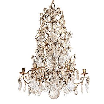 Ljuskrona F R Sex Ljus Barockstil Talets Slut Bukowskis