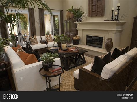 Luxury Home Living Room Stock Photo & Stock Images | Bigstock