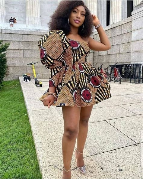 African Print Puffy Sleeve Ankara Dress African Print Two Piece