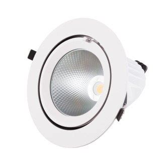 Foco Led Circular Orientable Fabricado En Aluminio De X Cm Con W