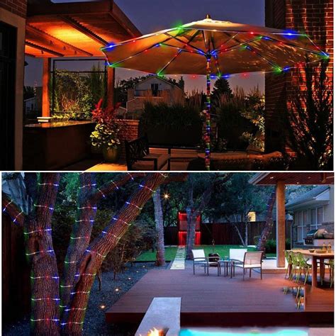 Anblub Lampu Hias String Lights Solar Power Waterproof Led W M