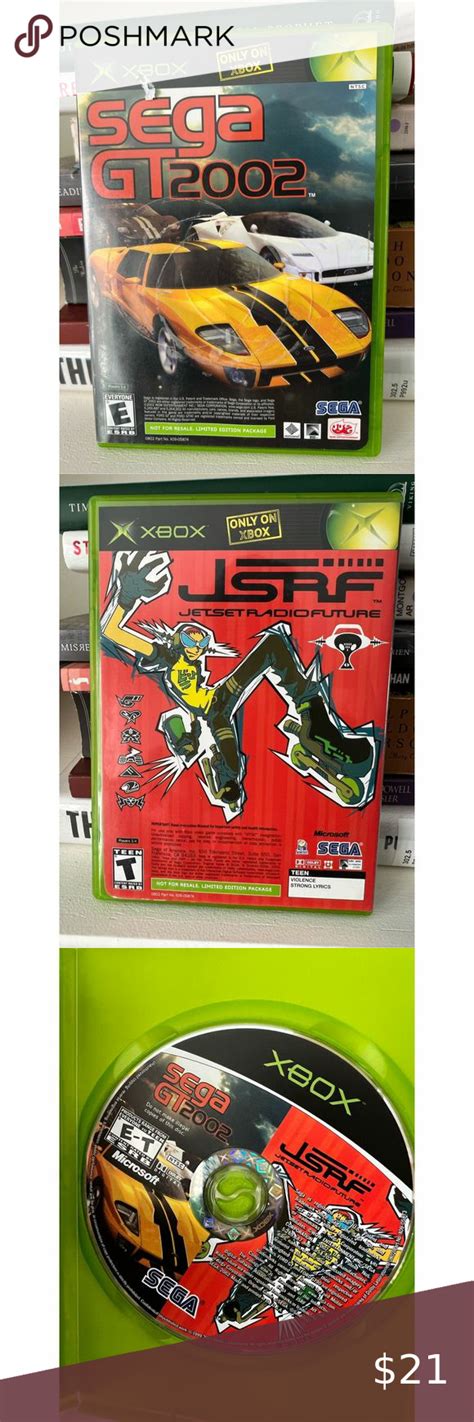 JSRF Jet Set Radio Future Sega GT 2002 Original Xbox Complete W