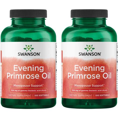 Swanson Evening Primrose Oil 1 3 G 100 Sgels 2 Pack Walmart